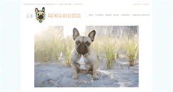 Desktop Screenshot of jemfrenchbulldogs.com
